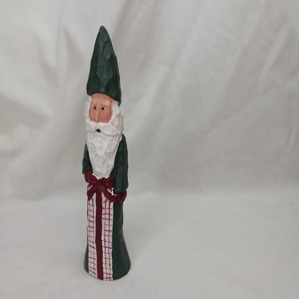 Vintage Santa Green Robe Carved Pencil